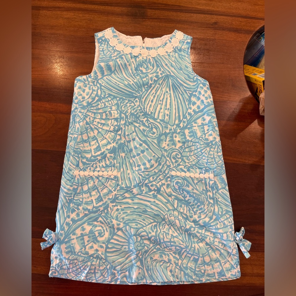 Blue and White Girls Shift dress. Lilly Pulitzer. Size 10